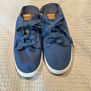 Olukai Blue Mesh Mule Slip On Sneaker Women's size 10
